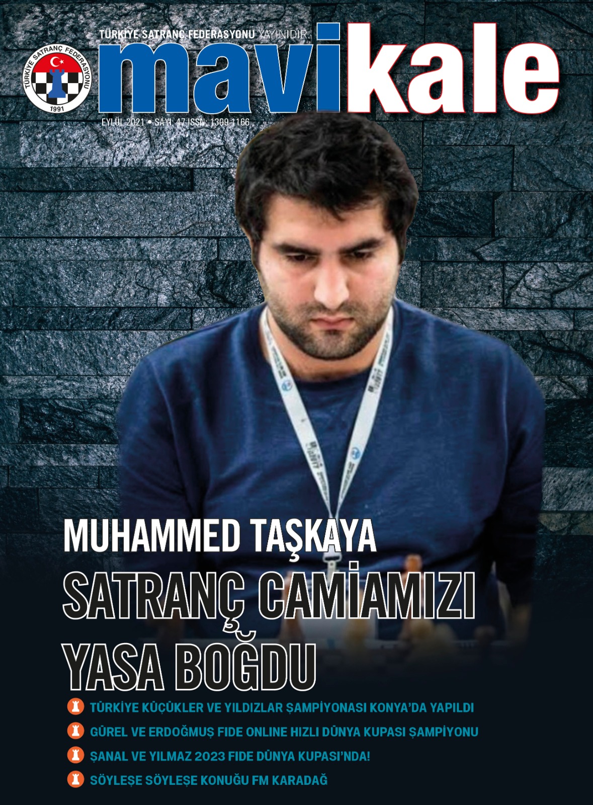 Mavi Kale dergisinin 47. sayı kapağı