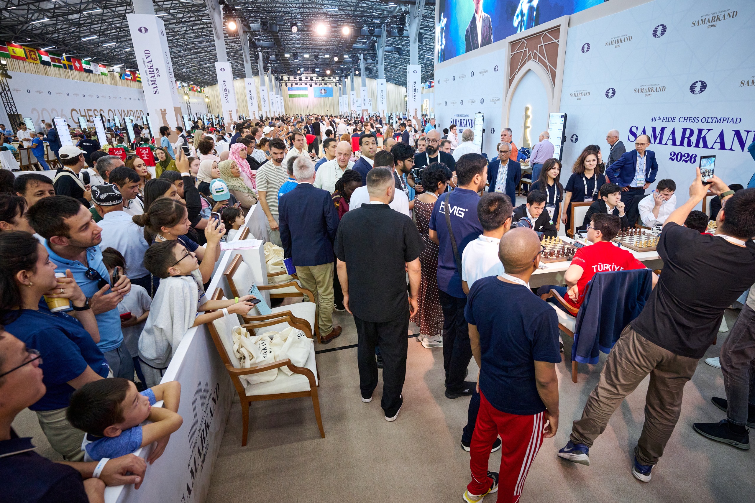 46. FIDE Satranç Olimpiyatı’nda Dördüncü Gün Tamamlandı